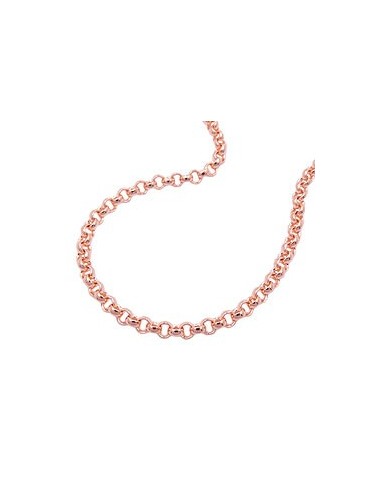 necklace rollo chain 14k redgold