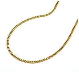 curb chain 1,4mm 50cm 14k gold