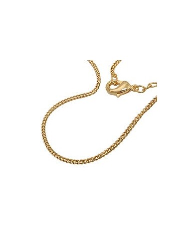 thin curb chain 1,7mm 45cm 9k gold