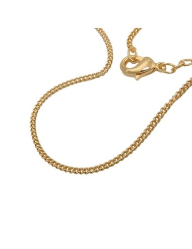 thin curb chain 1,7mm 50cm 9k gold
