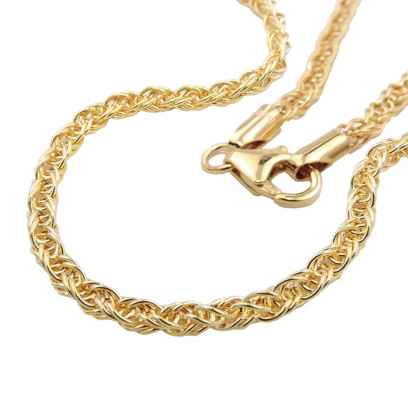 fancy chain 3mm 45cm 9k gold