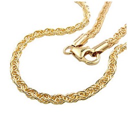 fancy chain 3mm 45cm 9k gold