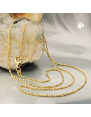necklace wheat chain 45cm 9k gold