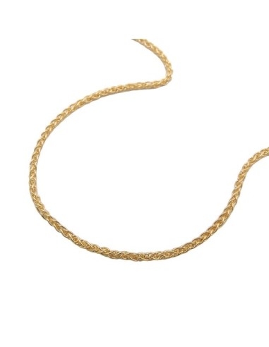 necklace wheat chain 45cm 9k gold