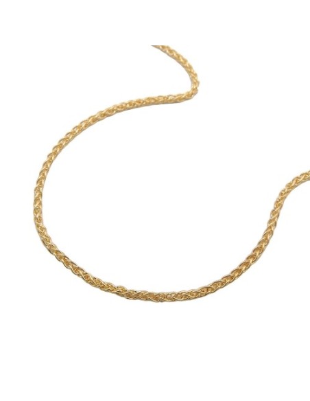 necklace wheat chain 45cm 9k gold