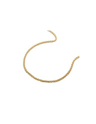 necklace wheat chain 45cm 9k gold