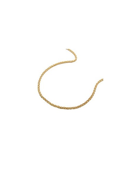 necklace wheat chain 45cm 9k gold