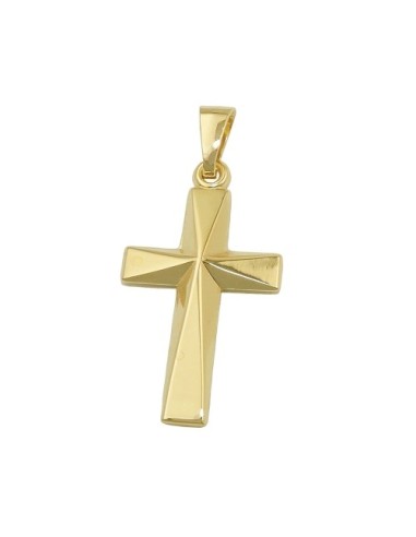 pendant cross 9k gold