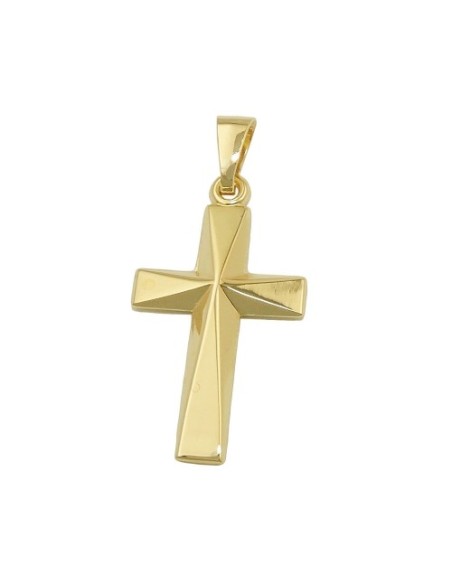 pendant cross 9k gold