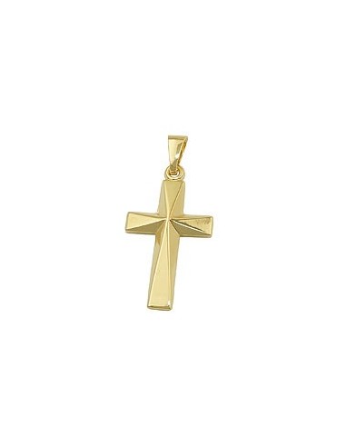 pendant cross 9k gold