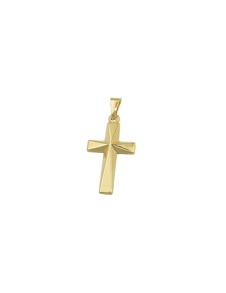pendant cross 9k gold