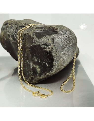 chain 45cm open curb 9k gold