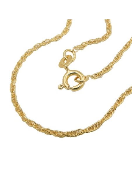 bracelet 19cm anchor twisted 9k gold