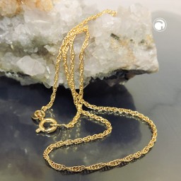 chain 38cm anchor twisted 9k gold