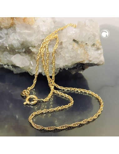 chain 42cm anchor twisted 9k gold