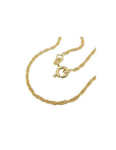chain 45cm anchor twisted 9k gold