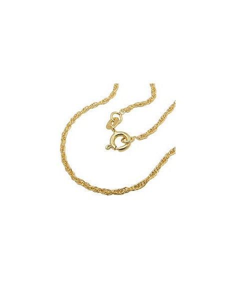 chain 45cm anchor twisted 9k gold
