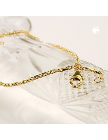 bracelet 18,5cm anchor 14k gold