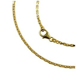 bracelet 18,5cm anchor 14k gold