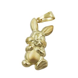 pendant bunny 20x11mm 14kt gold