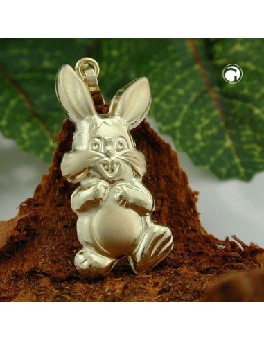 pendant bunny 20x11mm 14kt gold