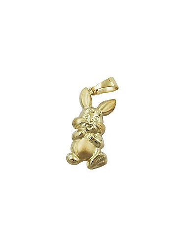 pendant bunny 20x11mm 14kt gold