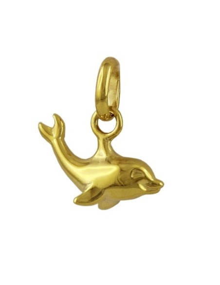 pendant small dolphin 9k gold