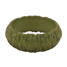 bangle green-olive plastic