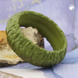 bangle green-olive plastic