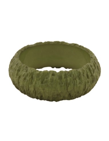 bangle green-olive plastic