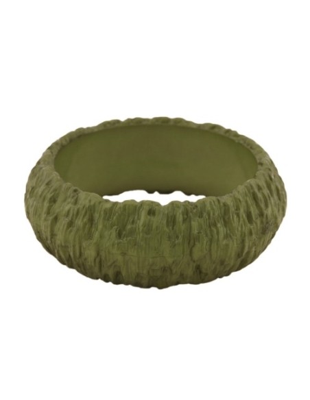 bangle green-olive plastic