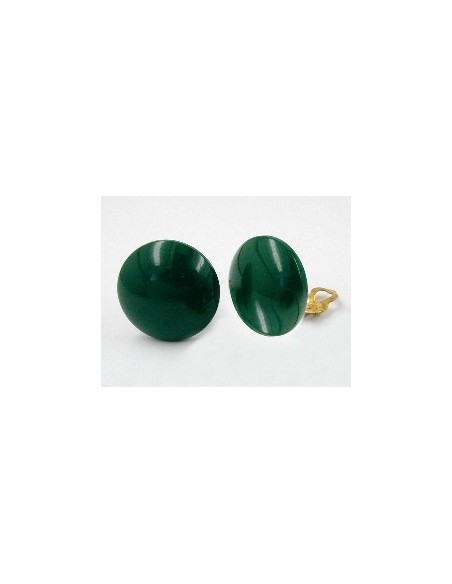 earring clip-on dark-green