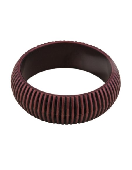 bangle 85x24mm wine-red structured