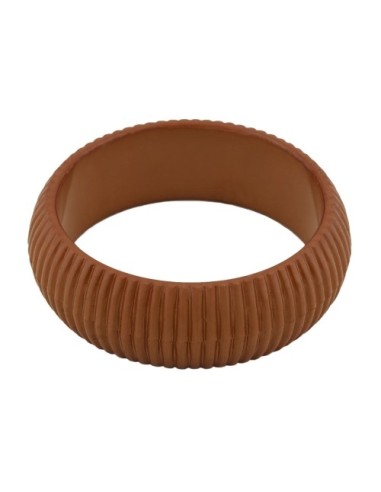 bangle 85x24mm light-brown structured
