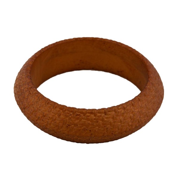 bangle 85x24mm brown structured