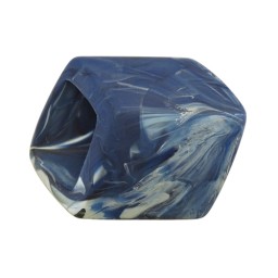 scarf bead hexagon marbled