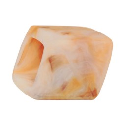 scarf bead hexagon marbled