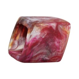 scarf bead hexagon marbled