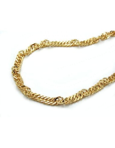 bracelet 1,8mm singapore chain 8k gold