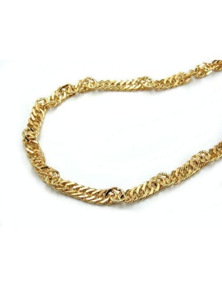 bracelet 1,8mm singapore chain 8k gold