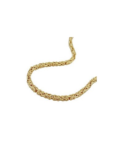 chain byzantine 2x2mm 55cm 8k gold