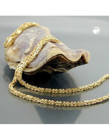 chain byzantine 2x2mm 60cm 8k gold
