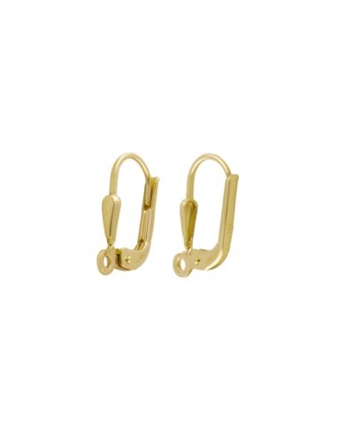 leverback shiny spare part gold 333 8k