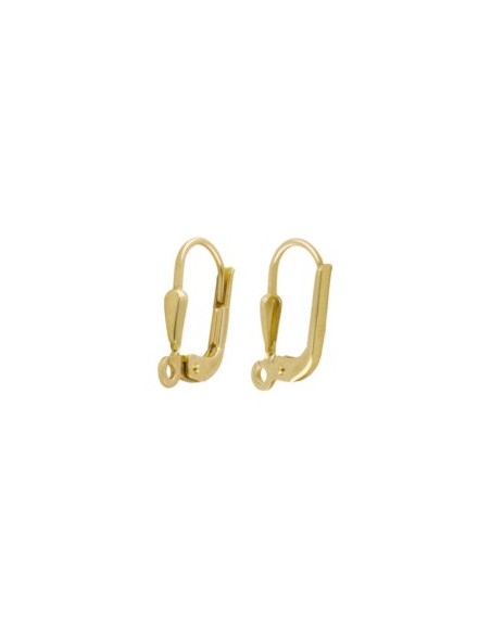 leverback shiny spare part gold 333 8k