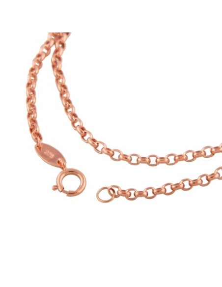 bracelet 19cm anchor chain 9k redgold