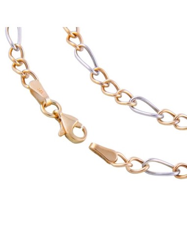 bracelet figaro curb chain 9k gold