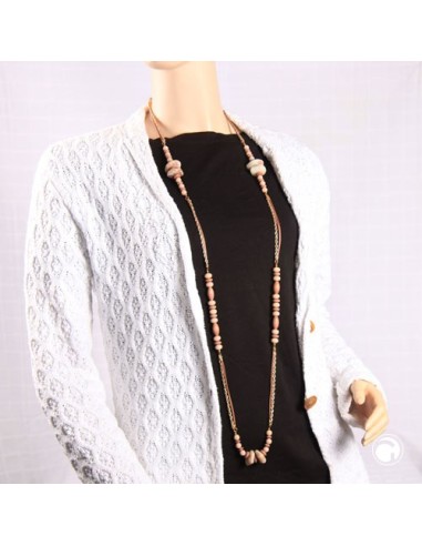 necklace beads brown
