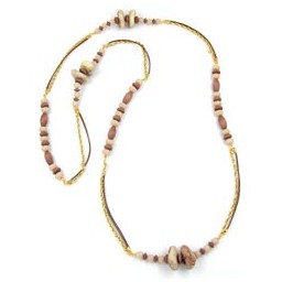 necklace beads brown