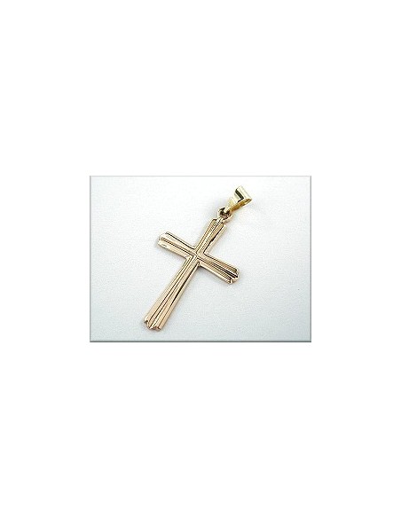 pendant cross 25x15mm 9k gold