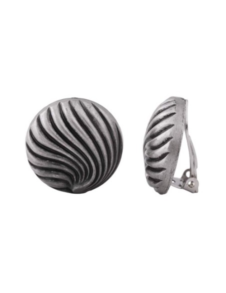 earring clip-on metal coloured decor